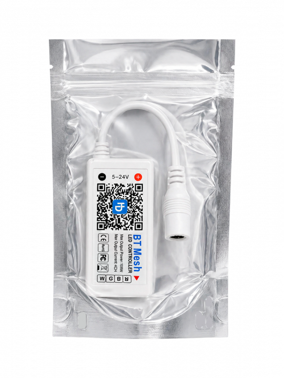 Огонек OG-LDL32 LED контроллер DC 5-24В (Bluetooth, RGBW, 5PIN)